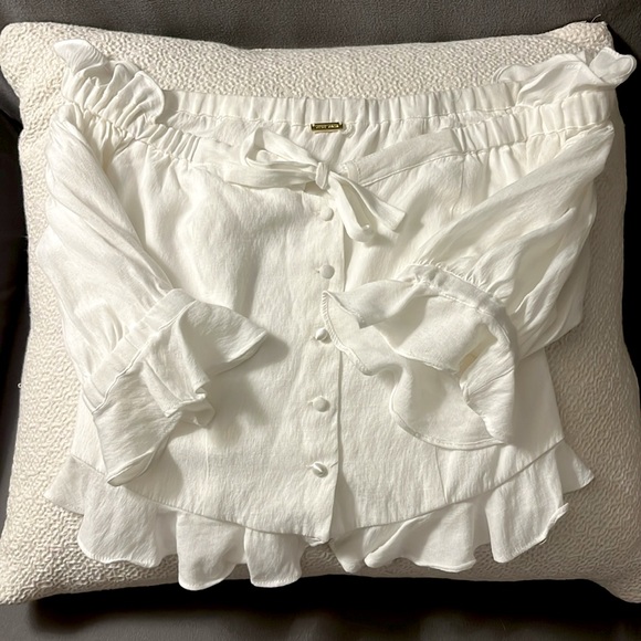 Cult Gaia Kiki Silk/Cotton Blouse - Picture 4 of 8